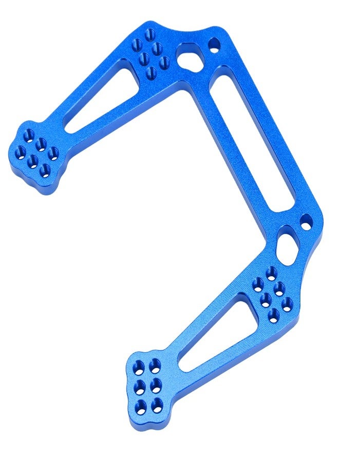 POLANTA Aluminum Alloy Front Shock Tower Upgrade Part Compatible with Slash 2wd Rustler Bandit Stampede, Replace 3639 (Blue) - Image 3